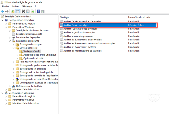 Configured policy