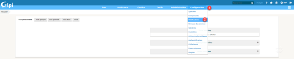 notification configuration