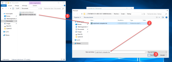 Select script