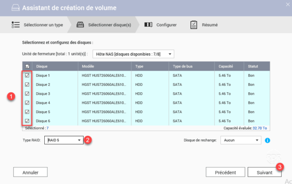 Configure volume