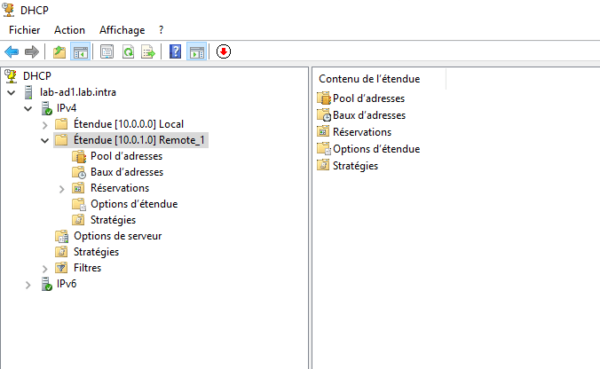 DHCP range
