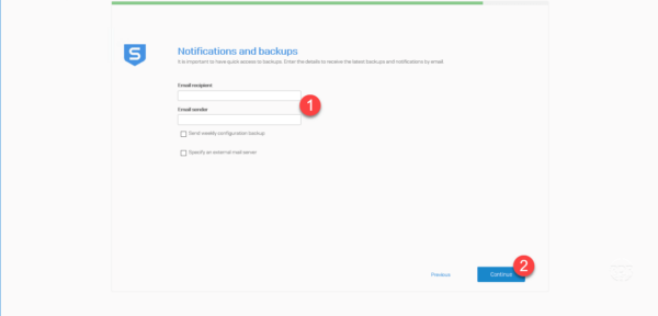 Email notification