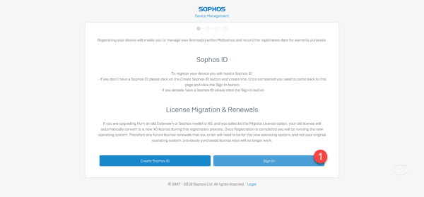 Login in for register firewall