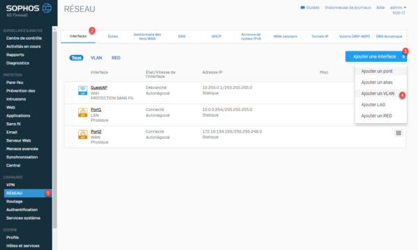 firewall interface