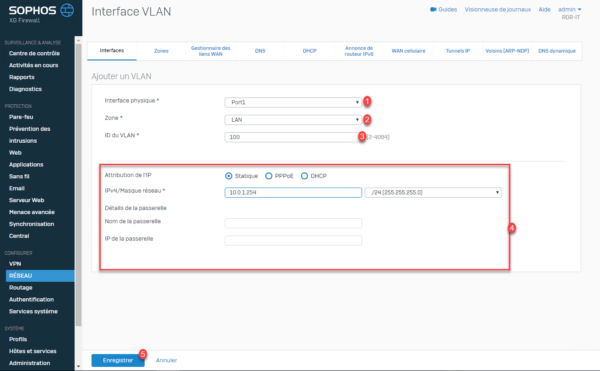 VLAN config