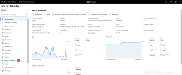 Admin center