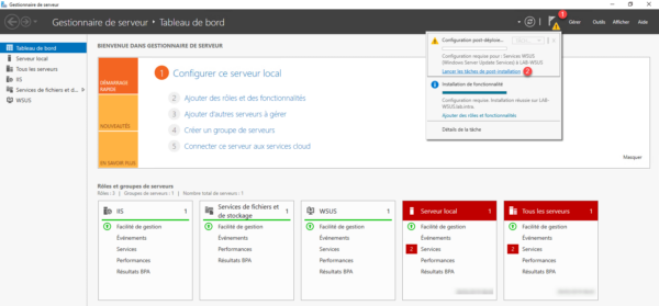 tasks post install