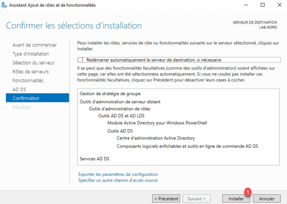 RODC - confirm install