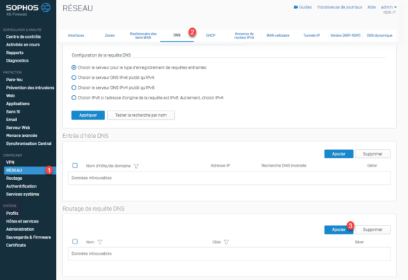 DNS configuration
