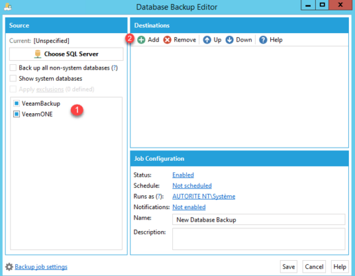 Select databases