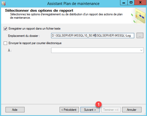 Report config