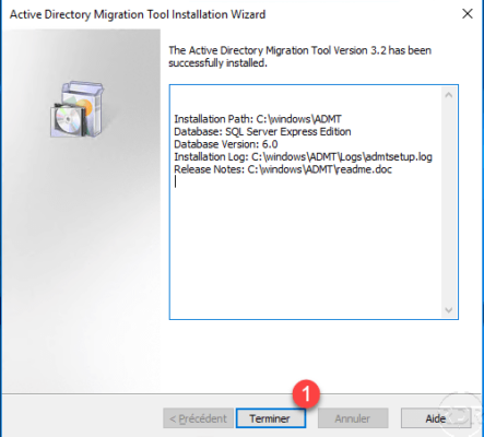 ADMT installé / ADMT installed