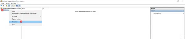 Console domaine et approbation Active Directory / Active Directory Domain and Trust Console
