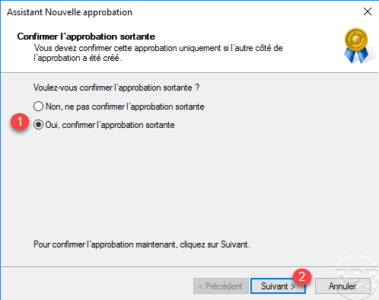 Confirm approval