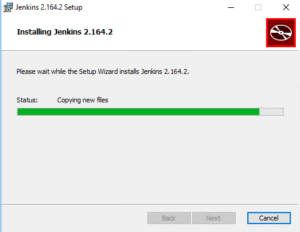 wait during installation