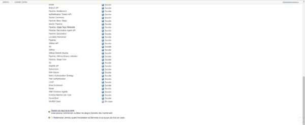 Wait during install plugins
