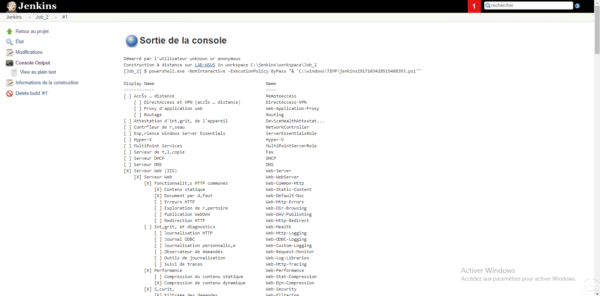 Output command