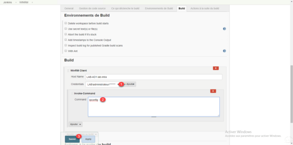 Configure command