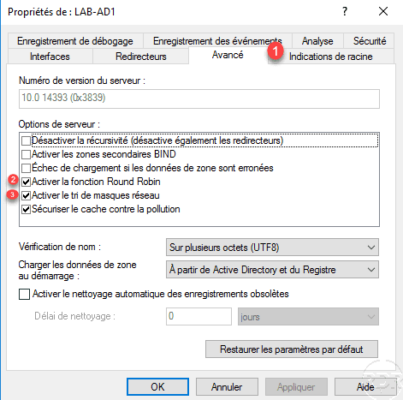 Server configuration
