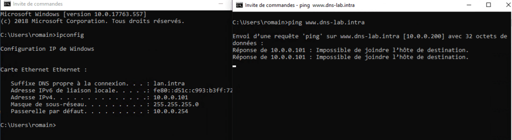 DNS response