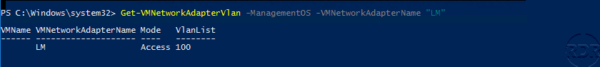 Show VLAN