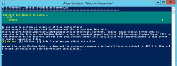 Wait during install