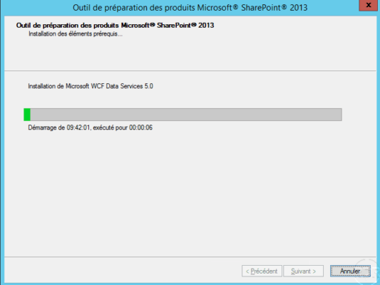 Wait during install