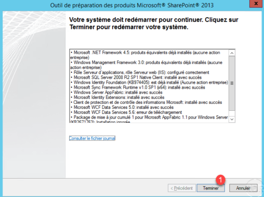 Reboot server