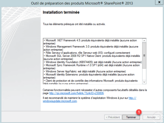 Install completed