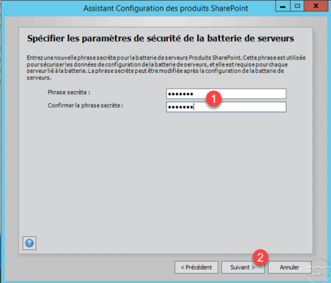 Secret password for farm