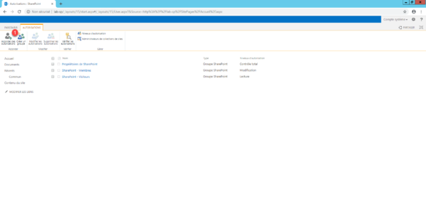 Grant permissions