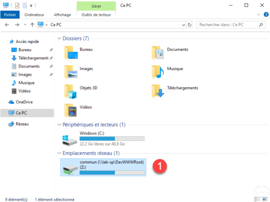 Library SharePoint 2013 as a network drive