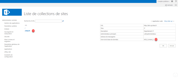 Site informations