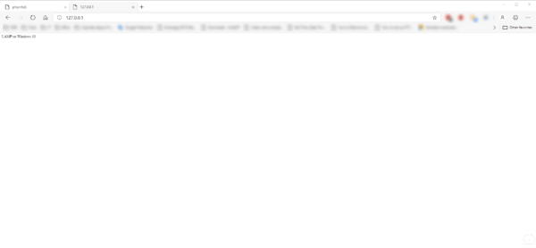 HTML via LAMP WSL