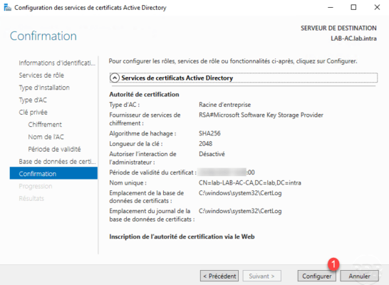 Configure