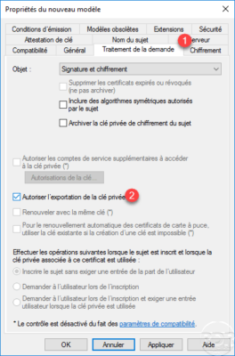 Allow export private key