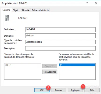 Apply configuration
