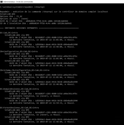 repadmin /showrepl