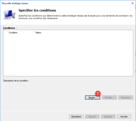 Adding access conditions to the VPN server