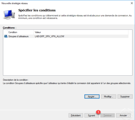 VPN server access conditions added