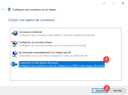 Connection type
