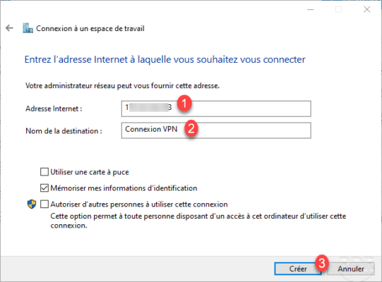 VPN server address