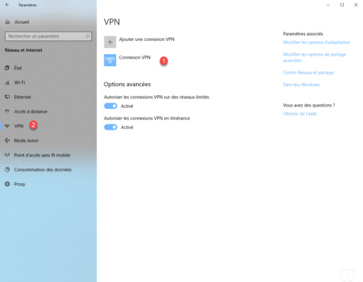 VPN connection added