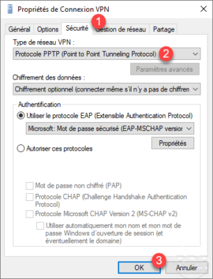 Client force PPTP