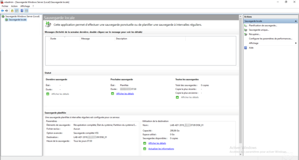 Overview Windows Backup