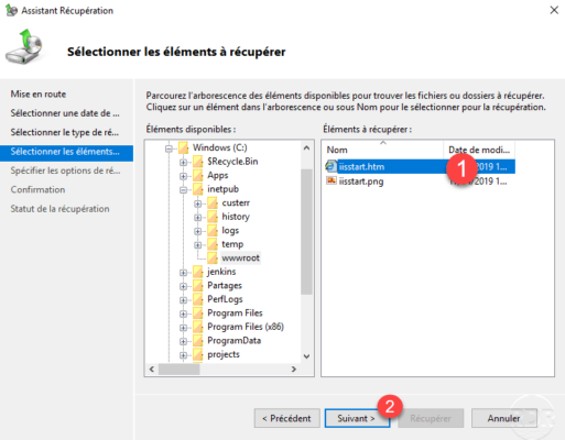 Select files or folders