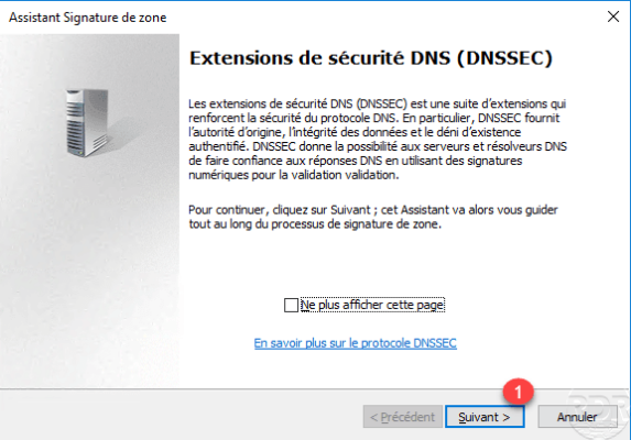 Wizard DNSSEC configuration