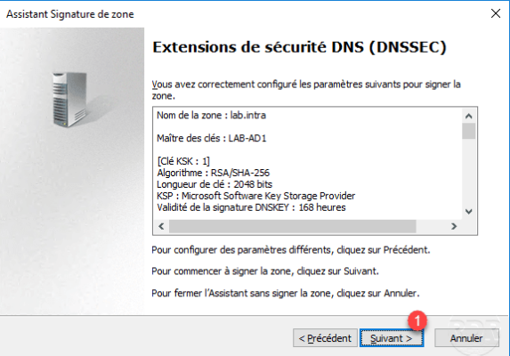 Summary config dnssec