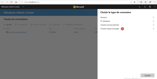 Add cluster