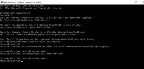 Add option 60 at DHCP